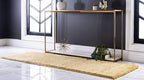 Unique Loom Solo Collection Area Rug - Calabasas (2' 2" x 6' 7" Runner, Yellow)