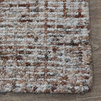 Hand Tufted Wool ECO-Friendly Area Rugs - 2'6''x11', Runner Shape, Beige & Brown, Solid Plain Design, High Pile Thick Handmade Area Rugs for Living Room, Bed Room (KWC111)