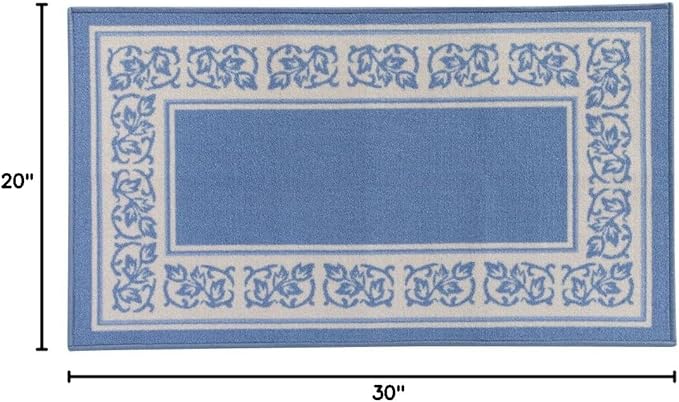 Floral Border Rug