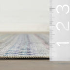 Dash & Albert Poppy Multi Machine Washable Rug, 8.5 X 11.5 Feet, Multicolored Geometric Pattern
