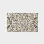 EVERGRACE Area Rugs for Living Room 3x5, Boho Floral Faux Wool Indoor Outdoor Rugs, Washable Rugs for Bedroom Entryway Dining Room Hallyway, Low Pile Floor Mat Carpet for Home Decor, Gray