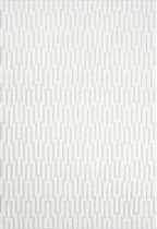 Abani Cream Area Rug for Living Room, Bedroom -Geometric Pattern - 6 x 9 -Durable & Easy to Clean