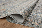 Loloi Amber Lewis Billie Collection BIL-05 Denim/Blush 3'-6" x 5'-6", 0.19" Thick Accent Rug