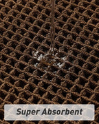 Upgraded Waffle Runner Rug Super Absorbent Non Slip Bath Mats for Bathroom Machine Washable Bathroom Runner Rug with Tassels, Ideal for Hallway Bedroom Laundry Room, 2' x 5' (24" x 60"), Terracotta