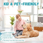 Beach Pattern 2x6ft Runner Rug Non Slip Washable Kitchen Runner Rug with Rubber Backing，Low-Pile Soft Washable Runner Rugs for Hallway Entryway Kitchen Bedroom Living Room Bathroom