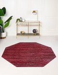 Unique Loom Finsbury Collection Area Rug - Kate (7' 10" Octagon, Red)