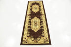 Unique Loom Versailles Collection Traditional Classic Floral Motif Area Rug (2' 2 x 6' 0 Runner, Brown/ Ivory)