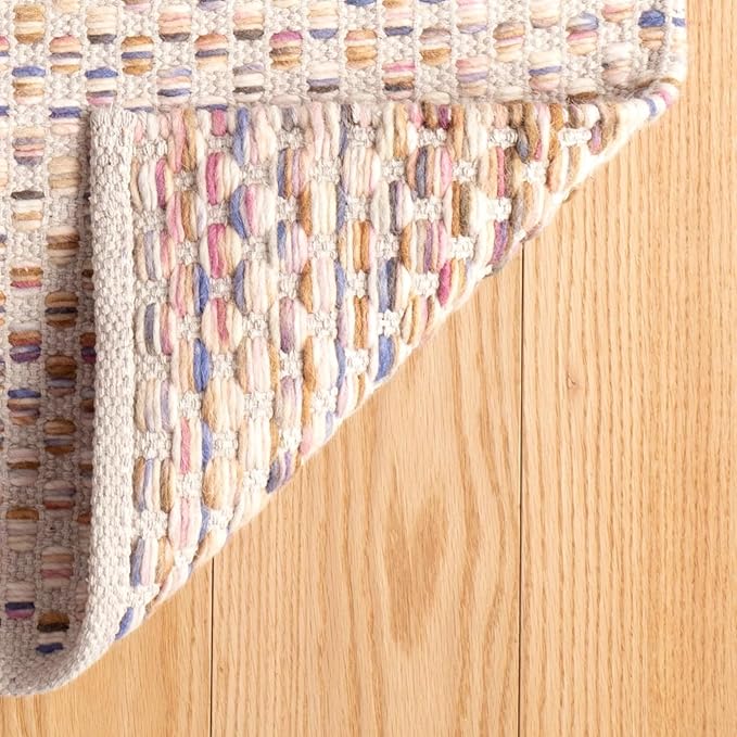 Dash and Albert Torrey Wool Area Rug - 5' x 8' Multicolor Geomatric Handwoven Accent Rug - Durable, Low Pile, Guest Room, Home Office, Dining Room - Premium Luxury Hotel Quality Soft Breathable