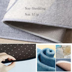Vintage Boho Area Rugs Multicolor Ethnic Style Geometric Splicing Carpets Bedroom Living Room Kitchen Floor Mats Indoor Outdoor Non-Shedding Runner Rug Home Décor Carpet 2' X 9'