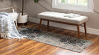 Unique Loom Trellis Frieze Collection Area Rug - Geometric (2' x 8' 8" Runner, Blue Multi/ Ivory)