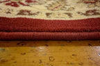 Unique Loom Sialk Hill Collection Area Rug - Washington (2' 11" x 16' 5" Runner Burgundy/Cream)