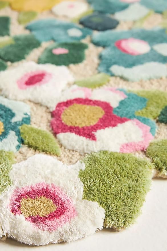 Cassia Wool Viscose Area Rug – 6’ x 8' – Handmade Wool Area Rugs –Yellow – Rugs for Living Room, Bedroom – Anti-Skid – Carpets with Non-Slip Natural Backing with 100% Cotton