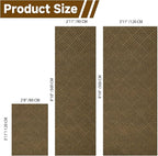 jxgzyy Runner Rug 2'11" x 9'10", Commercial Front Door Mat, Heavy Duty Indoor Outdoor Doormat, Outdoor Mats for Entrance, Non-Slip Entry Mat for High Traffic Area