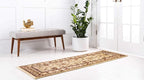 Unique Loom Voyage Collection Traditional Oriental Classic Intricate Design Area Rug (2' 7 x 10' 0 Runner, Ivory/Gold)