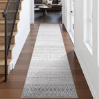 Moroccan Hallway Runner Rug 2'6''x10', Soft Non Slip Long Indoor Mats for Entryway, Machine Washable Kitchen Rugs Carpet Runner for Entrance Bedroom Living Room Corridor
