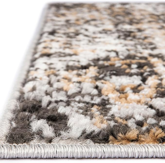 Rugs.com Leipzig Collection Rug – 3x5 Beige Low-Pile Rug Perfect for Entryways, Kitchens, Breakfast Nooks, Accent Pieces