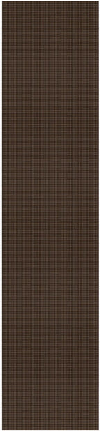 IOHOUZE Washable Runner Rug 3x12 Non Slip Rubber Backed Extra Long Hallway Runner Entryway Runner Indoor, Kitchen Rugs Woven Cotton Floor Carpet for Hall Entrance Stair, Brown