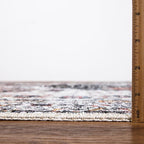 Keen Home Design 6x9 Rug - Machine Washable Area Rug with Non-Slip Backing, Ideal for Living Room, Dining Room, Bedroom - Vintage, Easy Clean, Durable, Low Pile - (6' x 9')