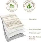 Nakagishi Area Rug Living Room Rugs: 3x5 Soft Machine Washable Boho Neutral Farmhouse Stain Resistant Moroccan Indoor Floor Carpet for Bedroom Nursery Kids Entryway Kitchen Entry Bedside Home- Brown
