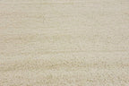 Unique Loom Solid Shag Collection Area Rug (7' 10" Square, Pure Ivory)