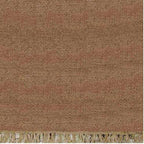 Rugsotic Carpets Hand Woven Flat Weave Kilim Wool 6'x9' Area Rug Solid Cream D00111