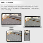 RUGSREAL Living Room Area Rug 10x13 Modern Solid Color Large Bedroom Rug with Rubber Backing Stain Resistant Low Pile Dining Room Throw Carpet Contemporary Washable Rug for Home Decor Office, Grey