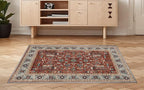 Washable Indoor Doormat 24" x 36" Non-Slip Entry Rug Welcome Mat Dirt Trapper Red