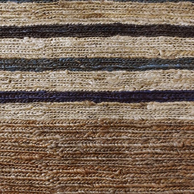 Rugsotic Carpets Hand Woven Flat Weave Kilim Wool ECO-Friendly Area Rugs - 8'x10', Rectangle Shape, Silver Color, Solid Plain Design, Low Pile Handmade Rugs for Living Room, Bed Room (D00111)