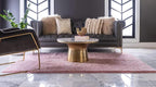 Unique Loom Solo Collection Area Rug - Calabasas (5' 3" x 7' 7" Rectangle, Pink)