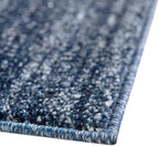 Rugs.com Angelica Collection Rug – 4' x 6' Navy Blue Medium Rug Perfect for Entryways, Kitchens, Breakfast Nooks, Accent Pieces