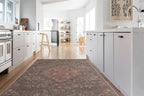 Revival Rugs Zinnia 6'x9' Zero-Shedding Area Rug for Living Room Bedroom - Oeko-TEX Certified, Low Pile, Spot Clean, Terra, Orange, Red
