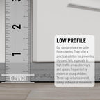 Ottomanson 3'11" x 37' Hallway Runner with Scraper Pile - Extra Durable Non-Slip Rug Mat for Indoor & Outdoor Use - Ideal for Kitchen, Entryway & Garage - High-Traffic Carpet, Gray