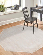 Unique Loom Finsbury Collection Area Rug - Kate (7' 10" Octagon, Ivory/ Beige)