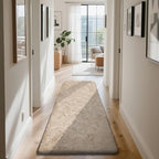Soft Runner Rugs for Bedroom, Beige 2x8 Runners for Hallways Fluffy Rug Area Rug, Bedside Rug for Living Room Bedroom Kids Room Home Decor