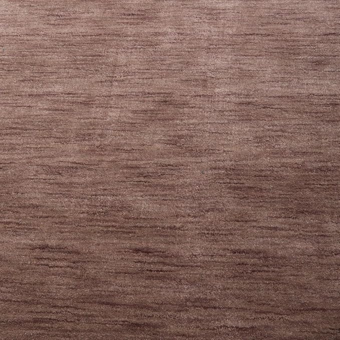 Hand Knotted Loom Wool ECO-Friendly Area Rugs - 10'x10', Square, Light Brown Color, Solid Plain Design, High Pile Handmade Anti Skid Area Rugs for Living Room, Bed Room (L00111)