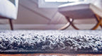 Unique Loom Davos Shag Collection Area Rug - Solid (4' 1" x 6' 1" Rectangle, Peppercorn)