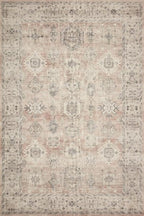 Loloi Hathaway Collection HTH-03 Java/Multi 2'-3" x 3'-9", .25" Thick Accent Rug, Soft, Durable, Printed, Modern, Low Pile, Non-Shedding, Easy Clean, Living Room Rug