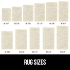 GORILLA GRIP Bath Rug Mat 48x24, Thick Absorbent Chenille, Quick Dry Microfiber Mats, Rubber Backing Washable Shower Floor Rugs, Bathmat Runner, US Designed Bathroom Home Decor Accessories Dusty Cloud