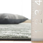 SAFAVIEH Adirondack Collection Area Rug - 6' x 9', Dark Green & Ivory, Geometric Design, Non-Shedding & Easy Care, Ideal for High Traffic Areas in Living Room, Bedroom, Dining (ADR131E-6)