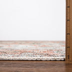 Keen Home Design 2x10 Rug - Machine Washable Runner Rug with Non-Slip Backing, Ideal for Hallway, Entryway, Kitchen, Laundry Room - Vintage, Easy Clean, Durable, Low Pile - (2'6" x 10')