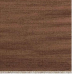 Rugsotic Carpets Hand Woven Flat Weave Kilim Wool ECO-Friendly Area Rugs - 2'6''x10', Runner Shape, Light Brown Color, Solid Plain Design, Low Pile Handmade Rugs for Living Room (D00111)