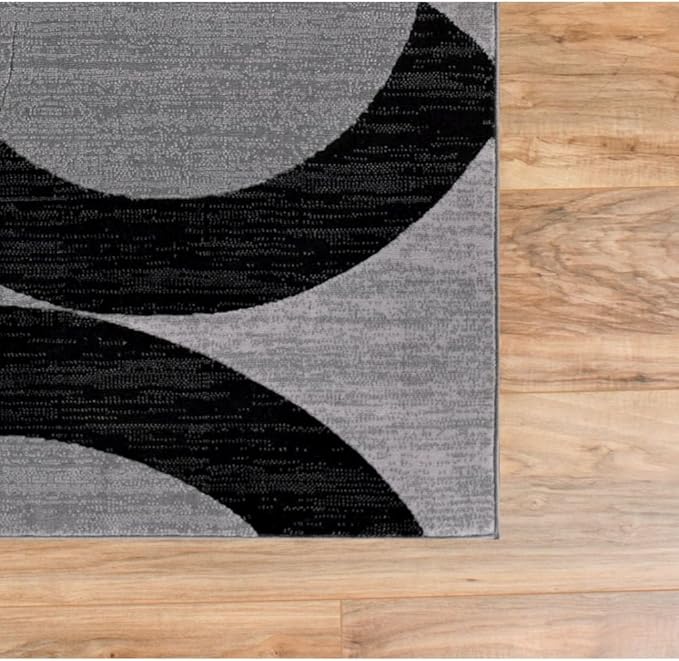 Well Woven Dulcet Bingo Grey Modern Geometric 2'7" x 3'11" Area Rug