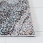 SAFAVIEH Area Rug 8x10 - Glacier Collection - Large - Pink & Blue, Modern Abstract Design, Non-Shedding & Easy Cleaning, Ideal for Living Room, Bedroom, Office, Dining Space (GLA126U)