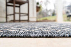 Unique Loom Outdoor Trellis Collection Area Rug - Tribal Trellis (7' 1" x 10' Rectangle, Charcoal Gray/ Natural)
