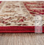 Unique Loom Sialk Hill Collection Area Rug - Washington (7' 11" x 10' Oval Burgundy/Cream)