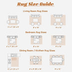 Area Rug 6x9 Washable Rug, Vintage Boho Medallion Rugs Non-Slip Soft Low Pile Large Distressed Rug Indoor Retro Carpet for Living Room Bedroom Dining Room Home Office (Tribal Medallion/Multi, 6'x9')