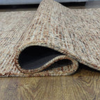 Rugsotic Carpets Hand Tufted Wool ECO-Friendly Area Rugs - 3'x5', Rectangle Shape, Beige & Brown, Solid Plain Design, High Pile Thick Handmade Area Rugs for Living Room, Bed Room (KWC111)