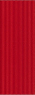 Ottomanson 3'11" x 54' Hallway Runner with Scraper Pile - Extra Durable Non-Slip Rug Mat for Indoor & Outdoor Use - Ideal for Kitchen, Entryway & Garage - High-Traffic Carpet, Red