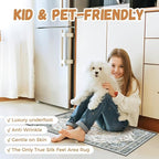 Boho Mandala Pattern Small Rug 2x3ft Runner Rug Non Slip Washable Kitchen Runner Rug with Rubber Backing，Low-Pile Soft Indoor Door mats Washable Runner Rugs for Hallway Entryway Kitchen Bedroom