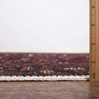 Bloom Rugs Washable Non-Slip 6' x 9' Rug - Burgundy Traditional Bordered Area Rug for Living Room, Bedroom, Dining Room, and Kitchen - Exact Size: 6' x 9'